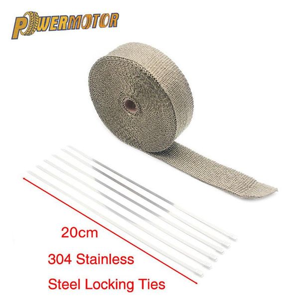 exhaust pipe 25mm*15m motorcycle heat shield wrap turbo insulation thermal tape with stainless ties
exhaust pipe 25mm*15m motorcycle heat shield wrap turbo insulation thermal tape with stainless ties