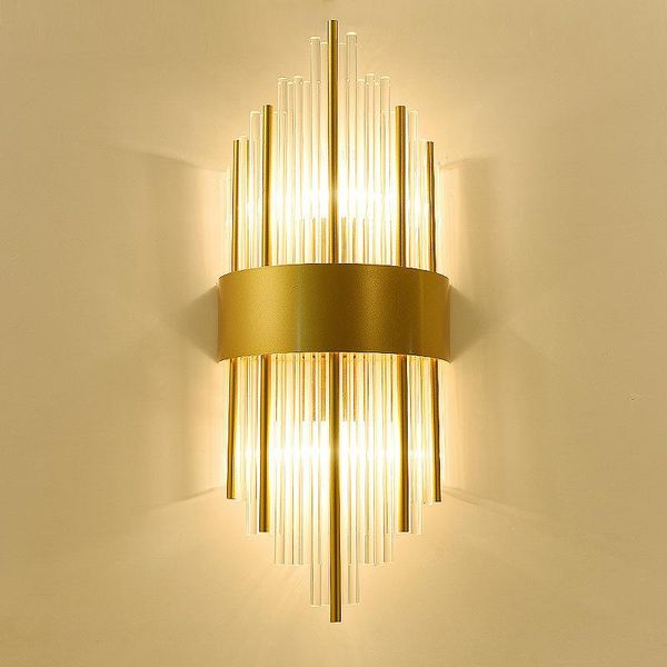 wall lamp nordic post-modern crystal simple luxury living room bedroom bedside el engineering
wall lamp nordic post-modern crystal simple luxury living room bedroom bedside el engineering