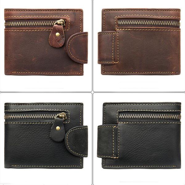 wholeslae men's short wallets cowhide leather zipper buckle multifunctional coin purse genuine leathers wallet 7212
wholeslae men's short wallets cowhide leather zipper buckle multifunctional coin purse genuine leathers wallet 7212