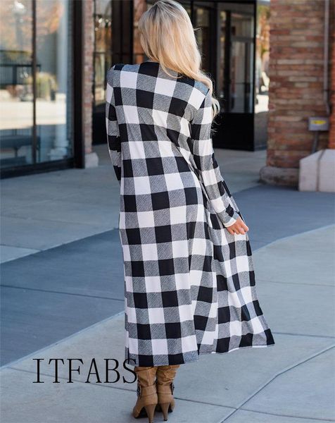 women's jackets long cardigan ladies 2021 spring fashion sweater women large coat casual plaid jacket winter clothing, Black;brown
women's jackets long cardigan ladies 2021 spring fashion sweater women large coat casual plaid jacket winter clothing, Black;brown