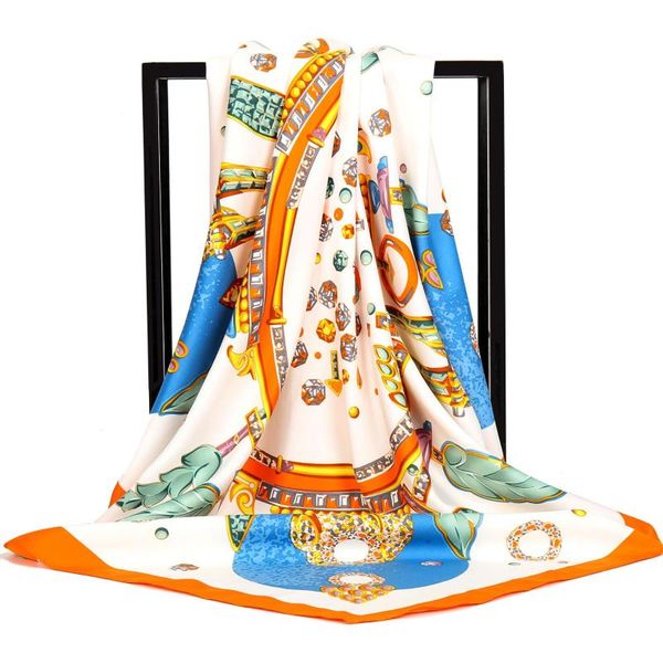 scarves spring and autumn shawl women's fashion feather color gem twill satin print scarf 90*90cm female square, Blue;gray
scarves spring and autumn shawl women's fashion feather color gem twill satin print scarf 90*90cm female square, Blue;gray