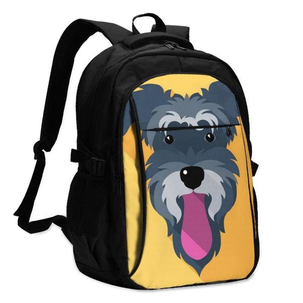 backpack bags school for boy girl teenagerdog miniature schnauzer breed usb charge computer lapback pack
backpack bags school for boy girl teenagerdog miniature schnauzer breed usb charge computer lapback pack
