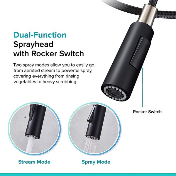 kitchen faucets matte black chrome faucet pull down sprayer 360 rotation torneira de cozinha single lever mixer tap fjbk
kitchen faucets matte black chrome faucet pull down sprayer 360 rotation torneira de cozinha single lever mixer tap fjbk