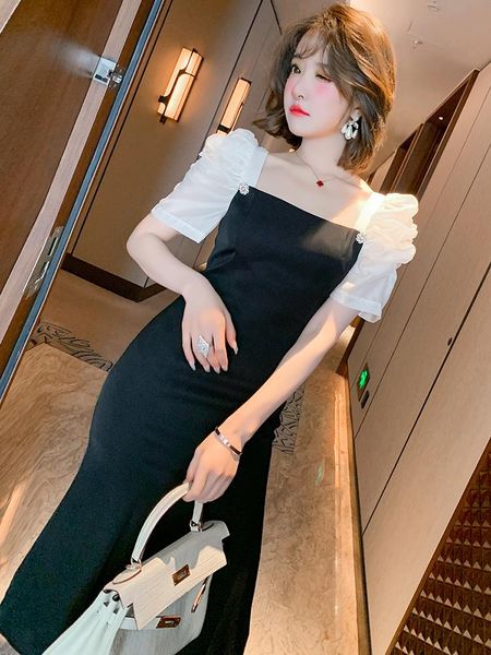 casual dresses party brought the splicing fold hubble-bubble sleeve tail swing female summer dress, Black;gray
casual dresses party brought the splicing fold hubble-bubble sleeve tail swing female summer dress, Black;gray