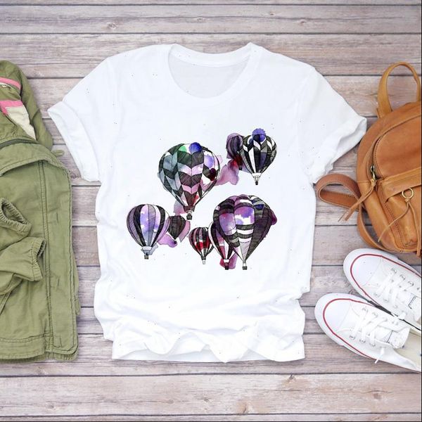 women balloon watercoor cartoon printing fashion print lady t shirts womens graphic t shirt ladies female tee t shirt, White
women balloon watercoor cartoon printing fashion print lady t shirts womens graphic t shirt ladies female tee t shirt, White