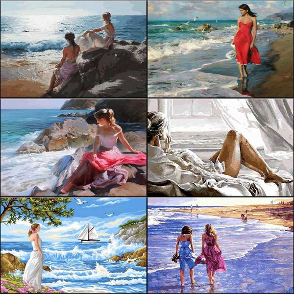 paintings diy by numbers for adults 40*50cm girl the sea home decoration modern wall art pictures on canvas handiwork gifts
paintings diy by numbers for adults 40*50cm girl the sea home decoration modern wall art pictures on canvas handiwork gifts