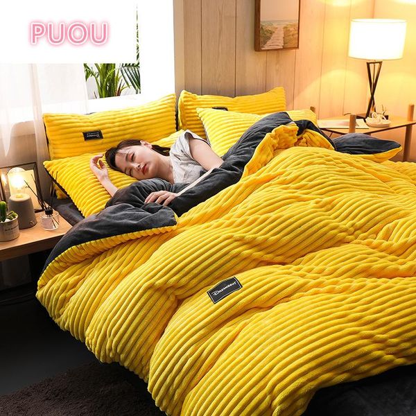bedding sets 2021 magic fleece yellow set 3 or 4pcs/set stripe duvet cover flat sheet pillowcase ab side warm bed linen
bedding sets 2021 magic fleece yellow set 3 or 4pcs/set stripe duvet cover flat sheet pillowcase ab side warm bed linen
