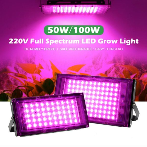 50w 100w led grow light ac 220v led full spectrum phyto lamp greenhouse hydroponic plant growth lighting floodlights
50w 100w led grow light ac 220v led full spectrum phyto lamp greenhouse hydroponic plant growth lighting floodlights