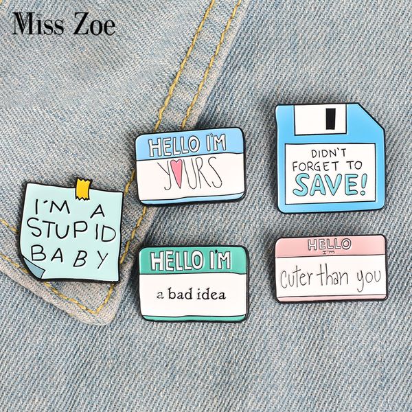 5styles funny dialogue enamel pins custom humor brooches bag clothes lapel pin label button badge cartoon jewelry gift friendsdio chan conta, Gray
5styles funny dialogue enamel pins custom humor brooches bag clothes lapel pin label button badge cartoon jewelry gift friendsdio chan conta, Gray