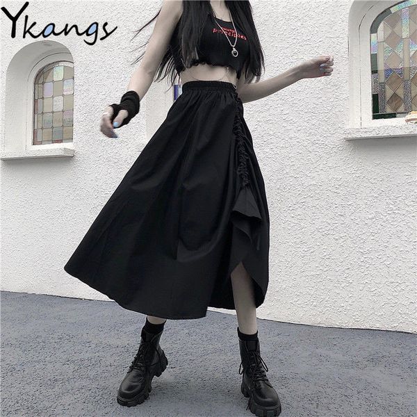 2021 harajuku korean style white black maxi for women school teenagers irregular high waist skirt fashion long skirts te2v
2021 harajuku korean style white black maxi for women school teenagers irregular high waist skirt fashion long skirts te2v