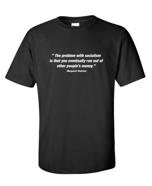 men's t-shirts the problem with socialism humor graphic novelty sarcastic funny t shirt cotton vintage tees, White;black
men's t-shirts the problem with socialism humor graphic novelty sarcastic funny t shirt cotton vintage tees, White;black