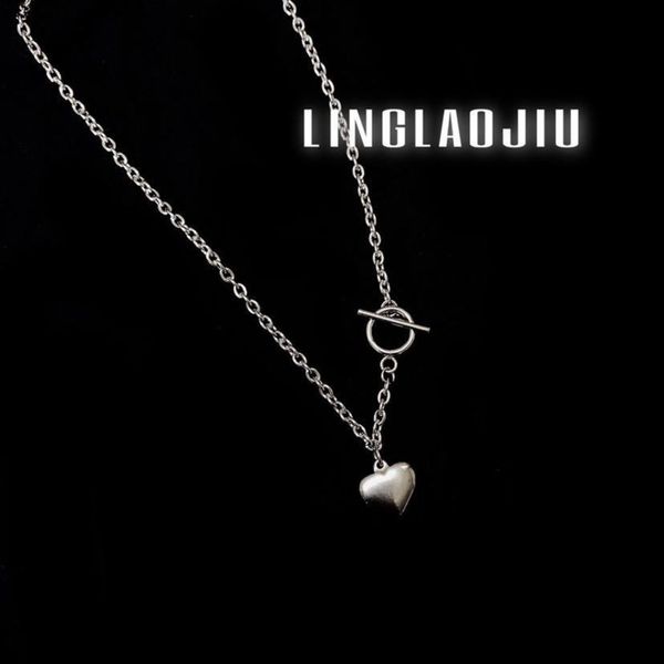 harajuku love peach heart ot necklace earth trampy net red with ins cool fashion girl, Silver
harajuku love peach heart ot necklace earth trampy net red with ins cool fashion girl, Silver