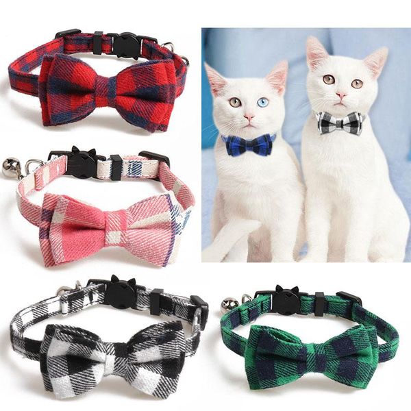 cat collars & leads breakaway collar with bow tie bell cute plaid patterns kitty safety adjustable buckle for kitten
cat collars & leads breakaway collar with bow tie bell cute plaid patterns kitty safety adjustable buckle for kitten