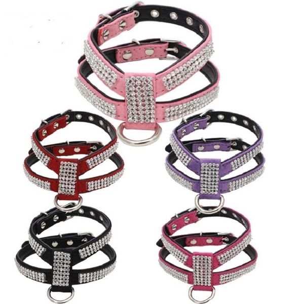dog apparel harness leash set-shiny rhinestone pet chest strap traction rope for small medium large cats and dogs
dog apparel harness leash set-shiny rhinestone pet chest strap traction rope for small medium large cats and dogs