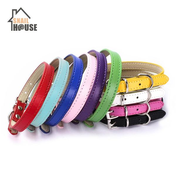 dog collars & leashes snailhouse pu leather pet cat colorful solid color dogs collar supplies medium kitten puppy adjustable strap
dog collars & leashes snailhouse pu leather pet cat colorful solid color dogs collar supplies medium kitten puppy adjustable strap