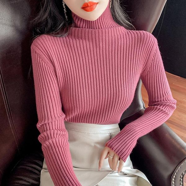 women's sweaters 2021 autumn and winter korean version of the solid color long-sleeved slim knit high-neck simple versatile bottoming t, White;black
women's sweaters 2021 autumn and winter korean version of the solid color long-sleeved slim knit high-neck simple versatile bottoming t, White;black