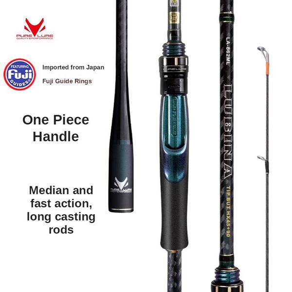boat fishing rods purelure spinning rod for bass high carbon long throwing in fuji accessories, plus reel
boat fishing rods purelure spinning rod for bass high carbon long throwing in fuji accessories, plus reel