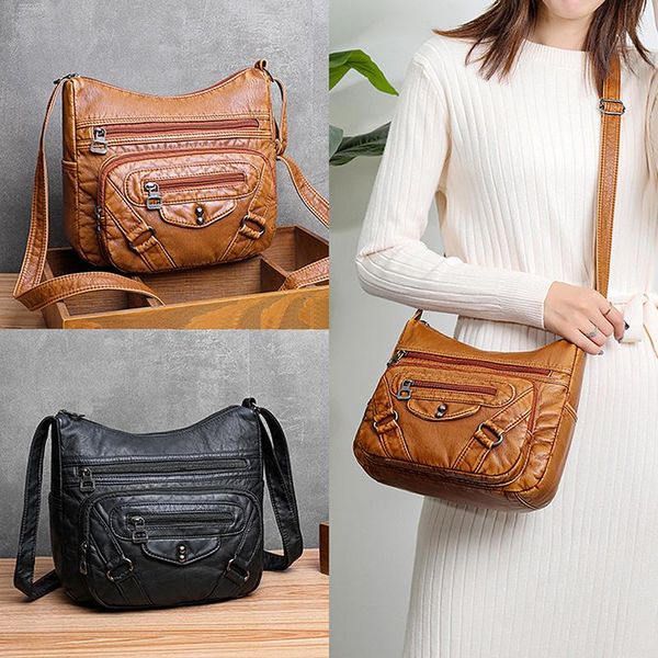 shoulder bags retro soft pu leather female bag fashion simple drawstring fold travel shopping light messenger
shoulder bags retro soft pu leather female bag fashion simple drawstring fold travel shopping light messenger