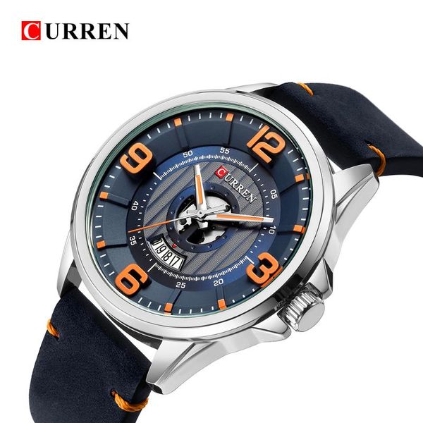 wristwatches curren fashion casual business watches mens luxury leather strap quartz sports clock hodinky masculino 8305, Slivery;brown
wristwatches curren fashion casual business watches mens luxury leather strap quartz sports clock hodinky masculino 8305, Slivery;brown