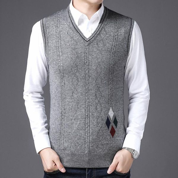 men's vests autumn winter sweater vest men knitwear pullover slim fit chaleco hombre casual sueter masculino y298, Black;white
men's vests autumn winter sweater vest men knitwear pullover slim fit chaleco hombre casual sueter masculino y298, Black;white