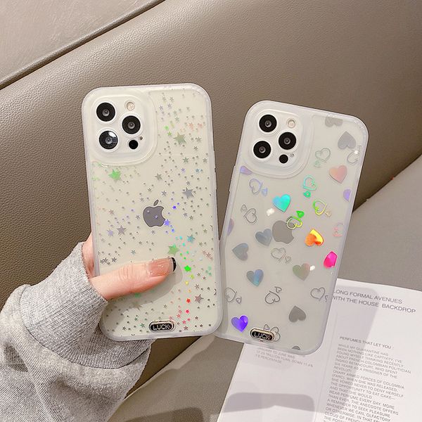 laser clear star love heart phone cases hard pc shockproof for iphone 7 8 plus 11 12 13 pro max xr xs transparent back cover
laser clear star love heart phone cases hard pc shockproof for iphone 7 8 plus 11 12 13 pro max xr xs transparent back cover