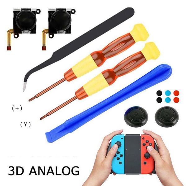 3d switch joystick thumb sticks sensor replacements accessories for joy-con controller repair tool set for switch
3d switch joystick thumb sticks sensor replacements accessories for joy-con controller repair tool set for switch