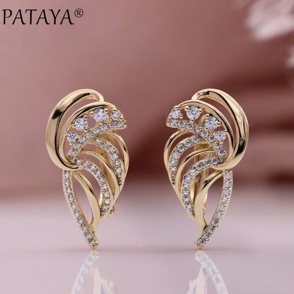dangle & chandelier pataya 585 rose gold hollow metal earrings natural zircon vintage fashion jewelry micro wax inlay luxury bridal drop ear, Silver
dangle & chandelier pataya 585 rose gold hollow metal earrings natural zircon vintage fashion jewelry micro wax inlay luxury bridal drop ear, Silver