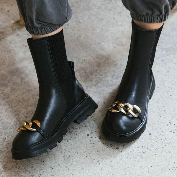 boots punk retro ankle metal decoration genuine leather motorcycle 2021 winter round party casual shoes woman, Black
boots punk retro ankle metal decoration genuine leather motorcycle 2021 winter round party casual shoes woman, Black