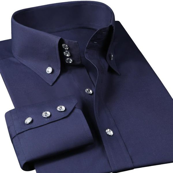 men's dress shirts casual shirt long sleeve luxury button up silk cotton slim fit hand sewing fashion no ironing western design, White;black
men's dress shirts casual shirt long sleeve luxury button up silk cotton slim fit hand sewing fashion no ironing western design, White;black