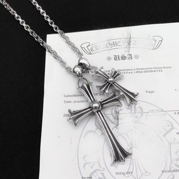 designer jewelry high end cross necklace jay chou hip hop sweater chain fashion crowd, Silver
designer jewelry high end cross necklace jay chou hip hop sweater chain fashion crowd, Silver