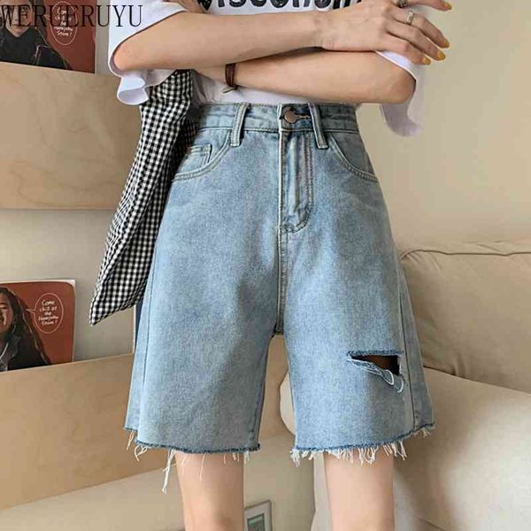 werueruyu summer thin shorts jeans woman holes ripped ladies vacation denim pants jean 210608, White;black
werueruyu summer thin shorts jeans woman holes ripped ladies vacation denim pants jean 210608, White;black