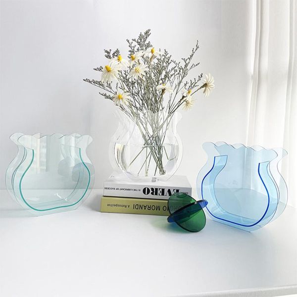 vases transparent acrylic ins vase water flower growing device color home decoration ornaments living room arrangement
vases transparent acrylic ins vase water flower growing device color home decoration ornaments living room arrangement