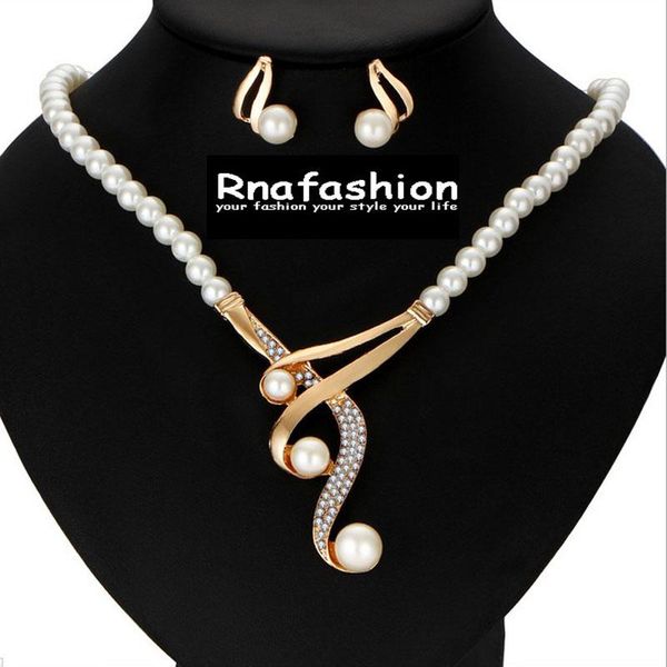 earrings & necklace rnafashion elegant pearl motif pendant graceful style for woman party wedding earring jewelry sets gift accesories, Silver
earrings & necklace rnafashion elegant pearl motif pendant graceful style for woman party wedding earring jewelry sets gift accesories, Silver