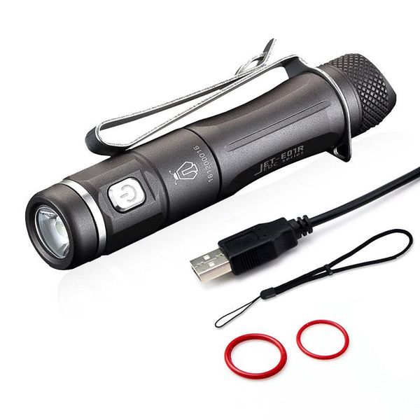 jetbeam e01r led cree xp-g2 135lm portable waterproof mini flash light with micro-usb portby 1* battery
jetbeam e01r led cree xp-g2 135lm portable waterproof mini flash light with micro-usb portby 1* battery