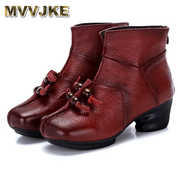 boots mvvjke 2021 vintage style winter genuine leather women thick heels booties soft cowhide women's shoes back zip ankle, Black
boots mvvjke 2021 vintage style winter genuine leather women thick heels booties soft cowhide women's shoes back zip ankle, Black