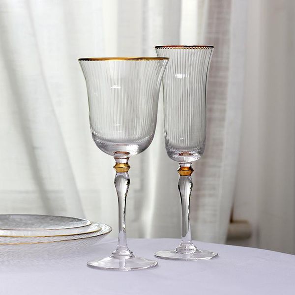 set of 2 europen style gold-painted handcraft lead-crystal red wine glasses or champagne glass for wedding home party
set of 2 europen style gold-painted handcraft lead-crystal red wine glasses or champagne glass for wedding home party