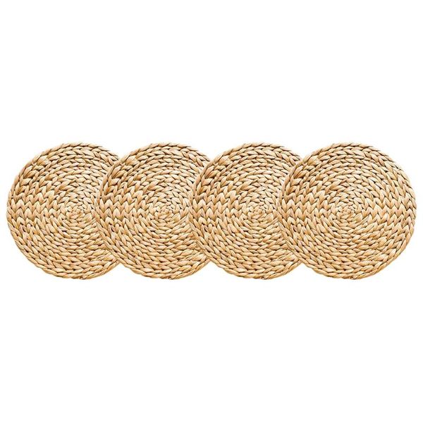 mats & pads -4 pack round woven placemats for dining table, 13.8 inch straw braided placemat, heat resistant non-slip weave
mats & pads -4 pack round woven placemats for dining table, 13.8 inch straw braided placemat, heat resistant non-slip weave