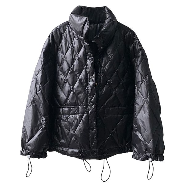 warm down jacket women winter korean style loose diamond fashion stand-up collar jacket 210918, Black
warm down jacket women winter korean style loose diamond fashion stand-up collar jacket 210918, Black