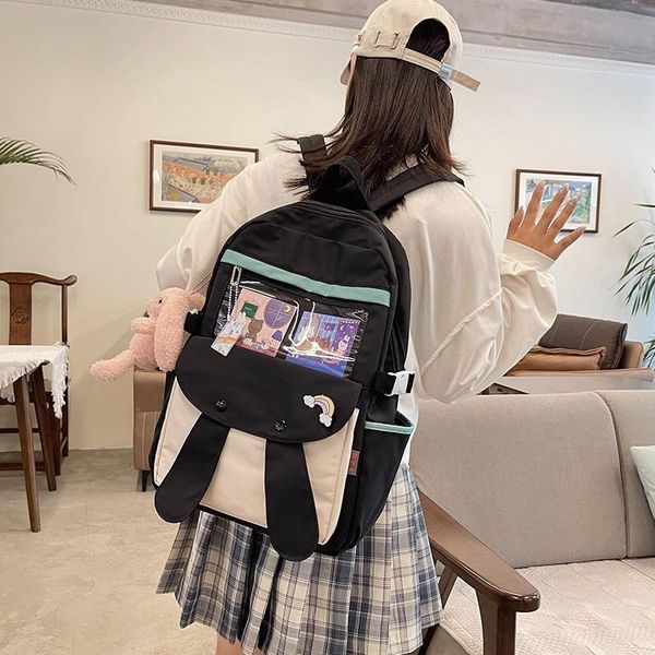 school bags summer fashion women backpack harajuku style university tasks for girls big capacity backpacks with lots of pockets 2021
school bags summer fashion women backpack harajuku style university tasks for girls big capacity backpacks with lots of pockets 2021