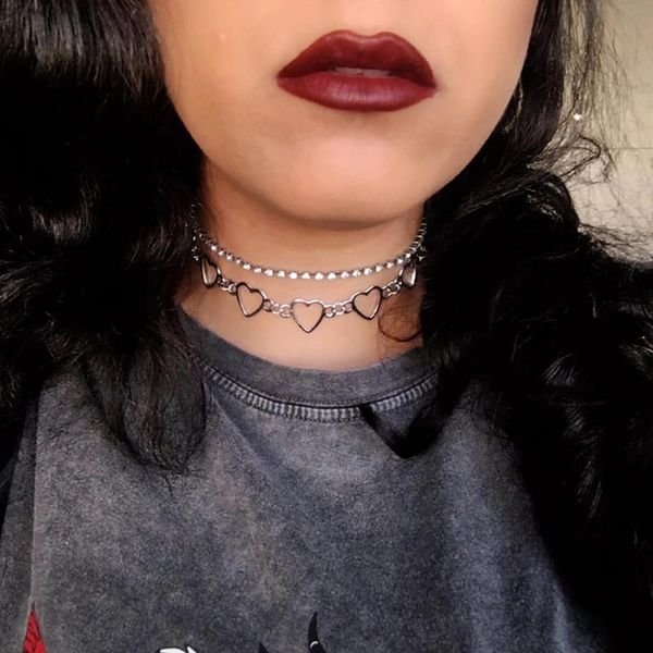 pendant necklaces retro hip hop fashion geometric simple heart necklace hollowed out single winter friend sweater chain, Silver
pendant necklaces retro hip hop fashion geometric simple heart necklace hollowed out single winter friend sweater chain, Silver