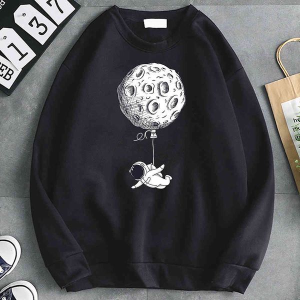 men's space astronaut printed sweatshirt, high-quality casual sweater, punk animation style, fashion hoodie, Black
men's space astronaut printed sweatshirt, high-quality casual sweater, punk animation style, fashion hoodie, Black