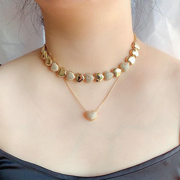 earrings & necklace 2021 lady costume jewelry cubic zircon heart love ins chokers necklacej ewelry set for women, Silver
earrings & necklace 2021 lady costume jewelry cubic zircon heart love ins chokers necklacej ewelry set for women, Silver
