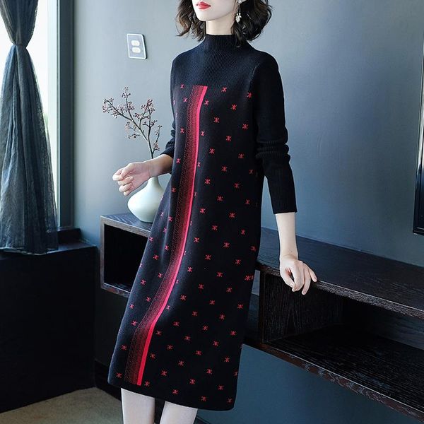 casual dresses 2021 autumn and winter pattern europe station will code overknee thickening rendering sweater long fund knitting dress, Black;gray
casual dresses 2021 autumn and winter pattern europe station will code overknee thickening rendering sweater long fund knitting dress, Black;gray