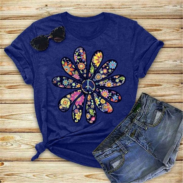 t shirt women print graphic tee kawaii female clothes casual y2k vintage aesthetic streetwear peace sign floral tshirt, White
t shirt women print graphic tee kawaii female clothes casual y2k vintage aesthetic streetwear peace sign floral tshirt, White