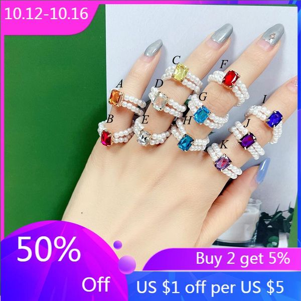 cluster rings korean fashion love heart pearl for women crystal aesthetic beaded band stretched lovely wedding sweet jewelry 2449, Golden;silver
cluster rings korean fashion love heart pearl for women crystal aesthetic beaded band stretched lovely wedding sweet jewelry 2449, Golden;silver
