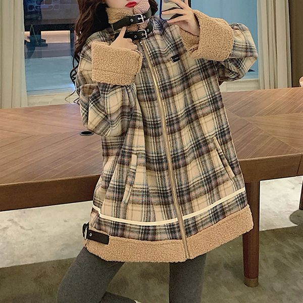 new 2021 japanese fashion thickened retro warm plaid jumpsuit round neck long sleeve asymmetric d5tr, Black;brown
new 2021 japanese fashion thickened retro warm plaid jumpsuit round neck long sleeve asymmetric d5tr, Black;brown