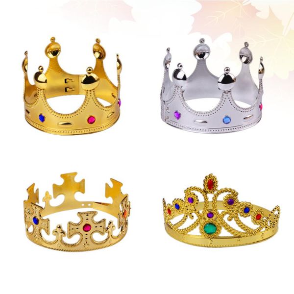 party hats 4pcs plating crown decorated prop for birthday (1pcs golden cross crown, 1pcs
party hats 4pcs plating crown decorated prop for birthday (1pcs golden cross crown, 1pcs