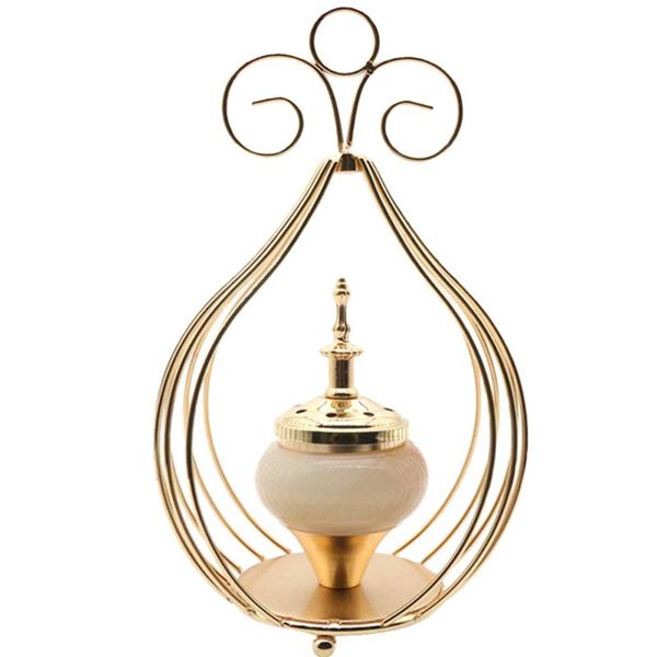 dlicate golden iron incense burner stick holders mini censer ornament fragrance lamps
dlicate golden iron incense burner stick holders mini censer ornament fragrance lamps