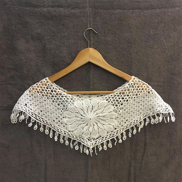 scarves women lace fake collar shawl fashion hollow floral detachable shirt blouse dress clothes accessories, Blue;gray
scarves women lace fake collar shawl fashion hollow floral detachable shirt blouse dress clothes accessories, Blue;gray