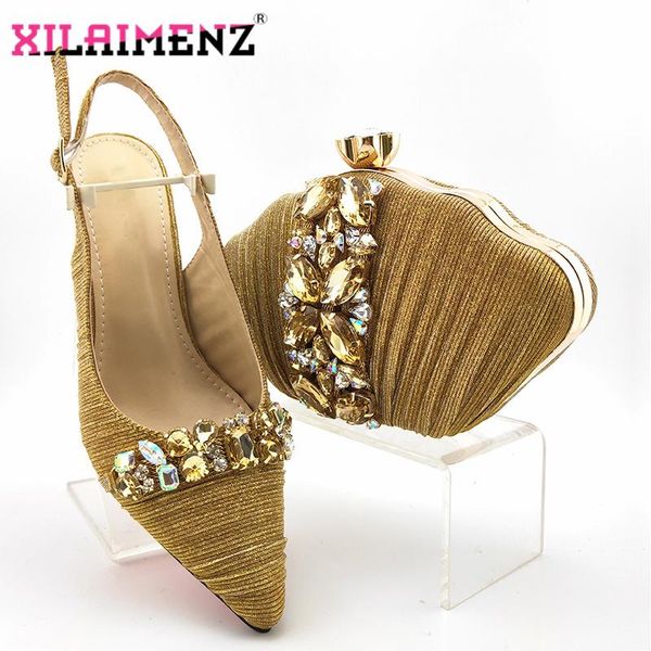 dress shoes shinning quality classics women and bag to match concise african lady set with crystal for wedding in gold, Black
dress shoes shinning quality classics women and bag to match concise african lady set with crystal for wedding in gold, Black